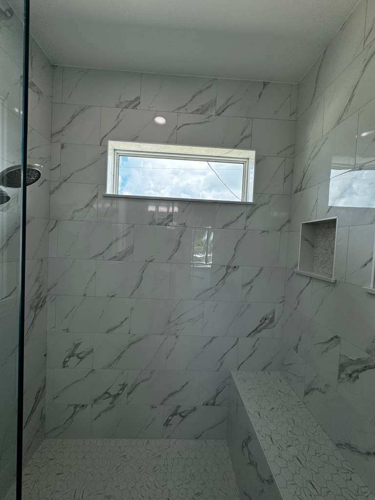 Baño Mármol Blanco